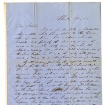 Colfax Collection, Letter 
Colfax to Charles M. Heaton, Jr.,  May 15, 1855
